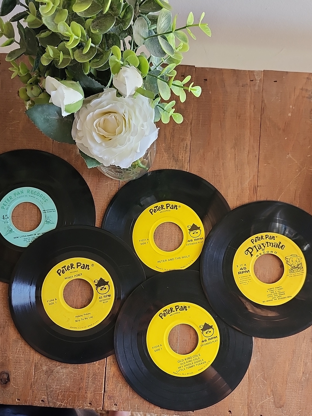 Peter Pan Records - Set of 5 Retro 45s | 45 RPM